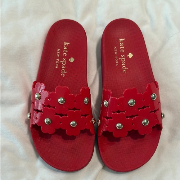 kate spade Shoes - Kate Spade Daisy Pool Slide Size 6